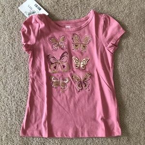 🌹Epic Threads sparkling butterflies top